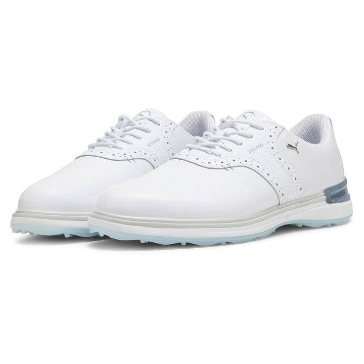 PUMA Avant Spikeless Golf Shoes White/Ash Gray/Icy Blue - 24 Men
