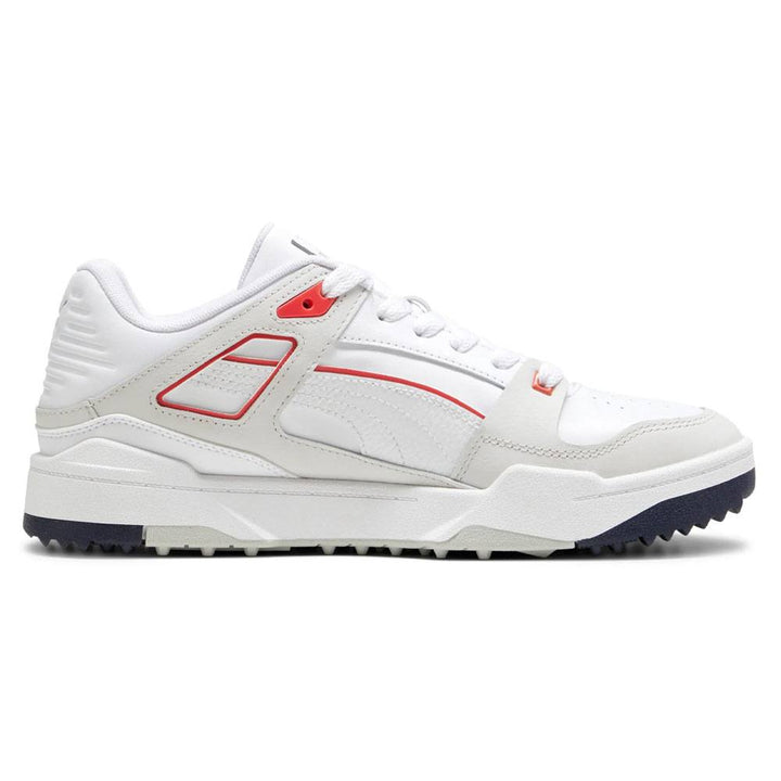 PUMA Slipstream G Spikeless Golf Shoes White/Deep Navy - 24 Men