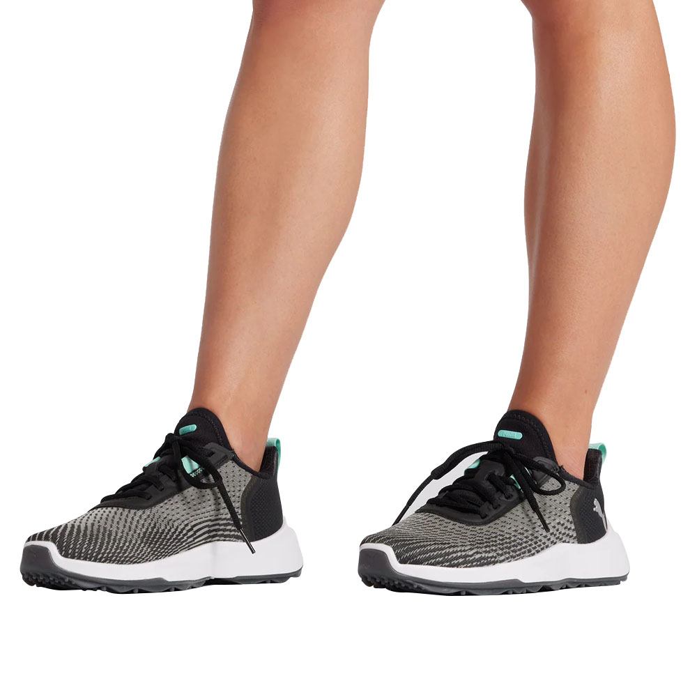 PUMA Fusion Crush Sport Spikeless Golf Shoes Black/Mint - 24 Women