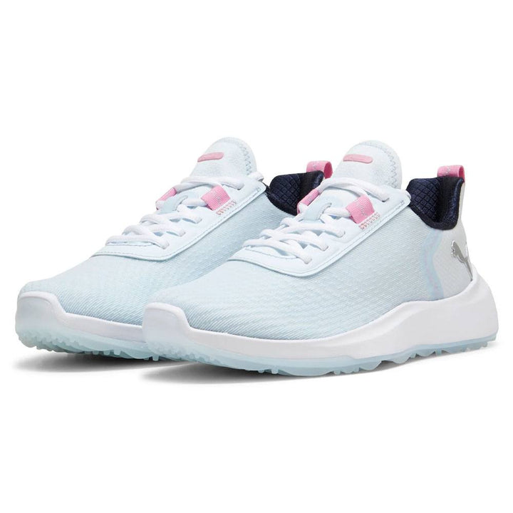 PUMA Fusion Crush Sport Spikeless Golf Shoes Icy Blue/Pink Icing - 24 Women