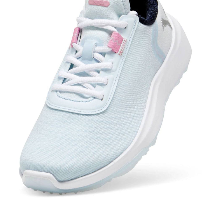 PUMA Fusion Crush Sport Spikeless Golf Shoes Icy Blue/Pink Icing - 24 Women