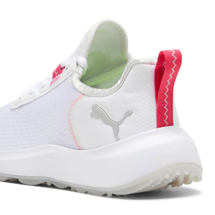 PUMA Fusion Crush Sport Spikeless Golf Shoes White/Garnet Rose - 24 Women
