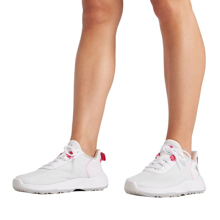 PUMA Fusion Crush Sport Spikeless Golf Shoes White/Garnet Rose - 24 Women
