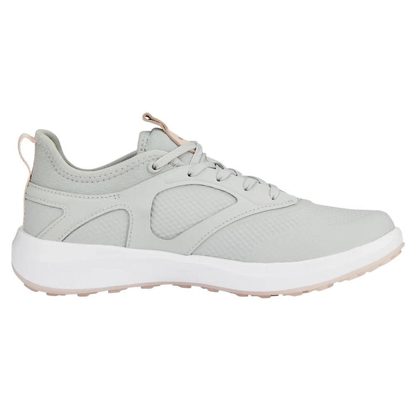 PUMA Ignite Malibu Spikeless Golf Shoes High Rise/Silver/Rose Dust - 24 Women