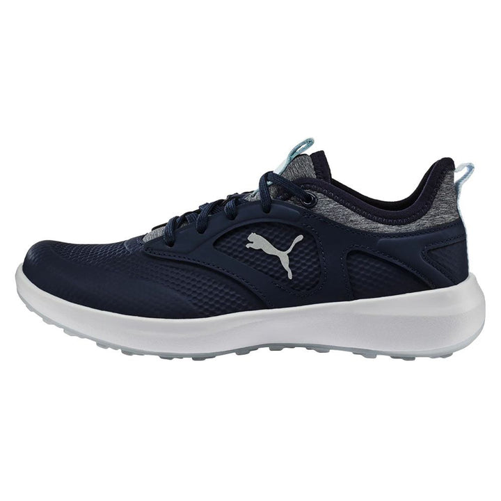 PUMA Ignite Malibu Spikeless Golf Shoes Navy/Icy Blue/White - 24 Women