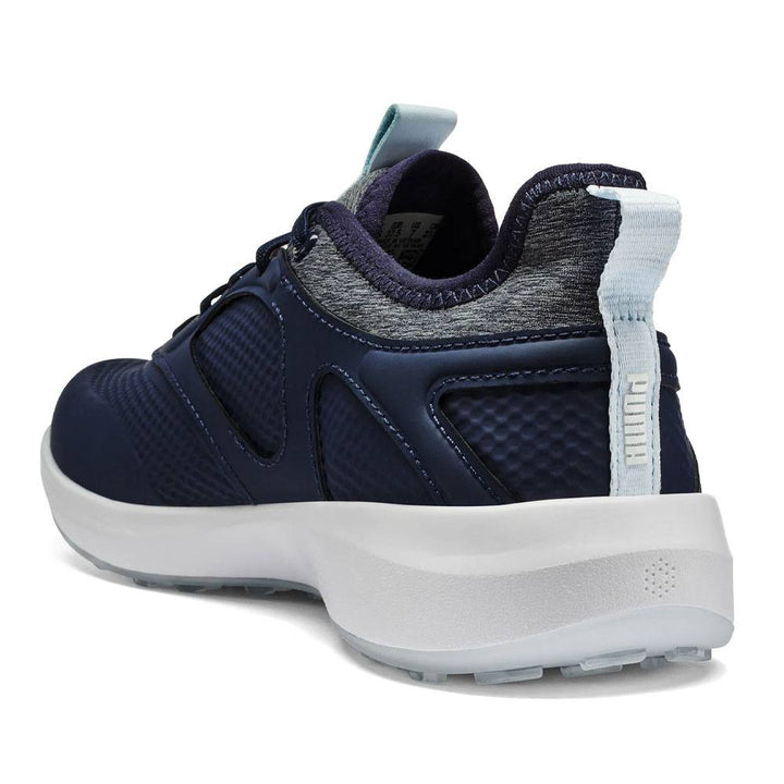 PUMA Ignite Malibu Spikeless Golf Shoes Navy/Icy Blue/White - 24 Women