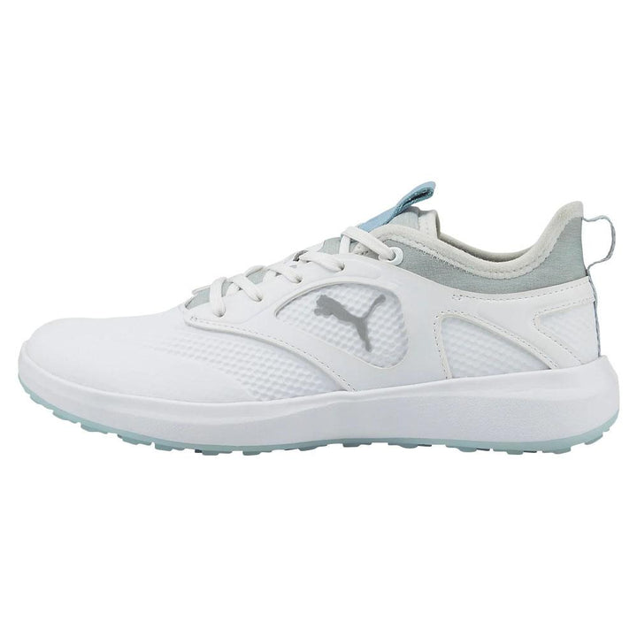PUMA Ignite Malibu Spikeless Golf Shoes White/Silver/Lucite - 24 Women