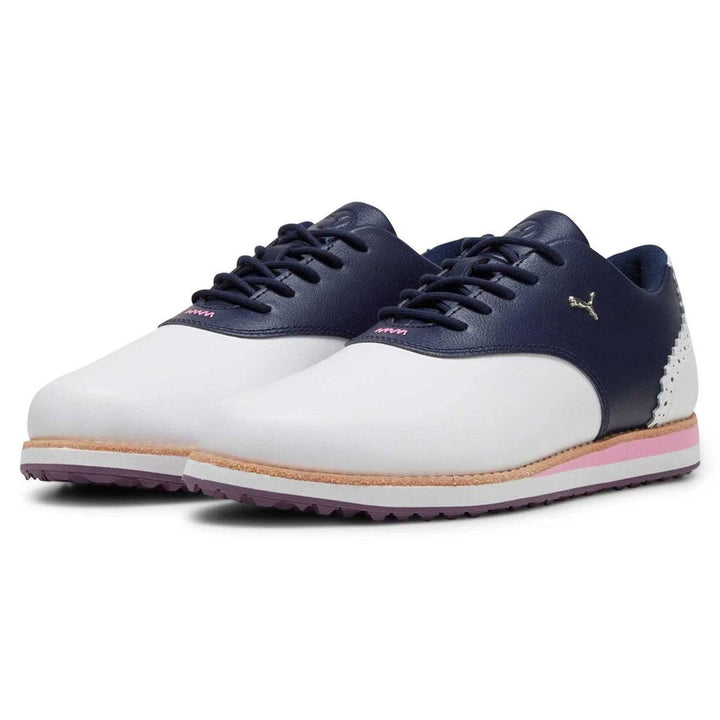 PUMA Avant Spikeless Golf Shoes White/Deep Navy - 24 Women
