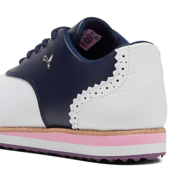 PUMA Avant Spikeless Golf Shoes White/Deep Navy - 24 Women