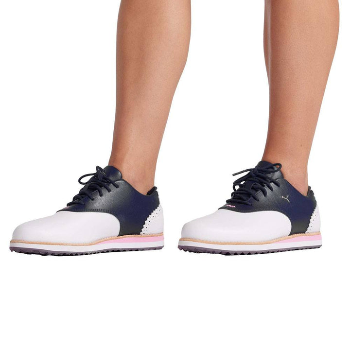 PUMA Avant Spikeless Golf Shoes White/Deep Navy - 24 Women