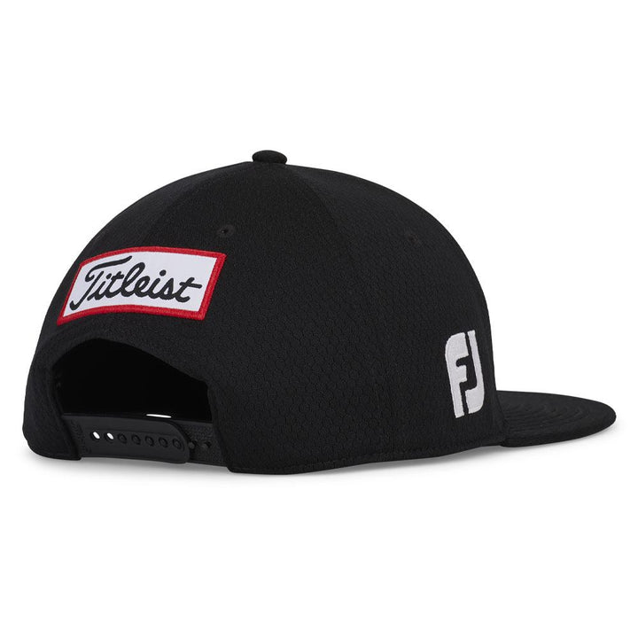 Titleist Tour Elite Flat Bill Golf Cap Black/White - 24 Men