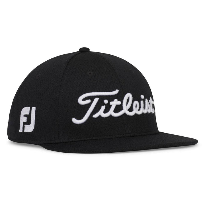 Titleist Tour Elite Flat Bill Golf Cap Black/White - 24 Men