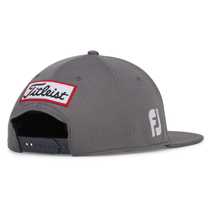 Titleist Tour Elite Flat Bill Golf Cap Charcoal/White - 24 Men
