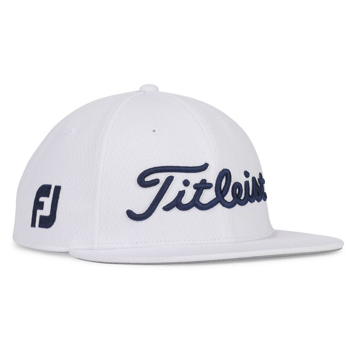 Titleist Tour Elite Flat Bill Golf Cap White/Navy - 24 Men