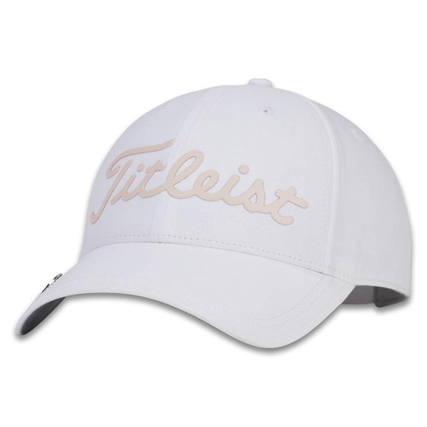 Titleist Players Performance Ball Marker Golf Cap White/Rose - 24 Women