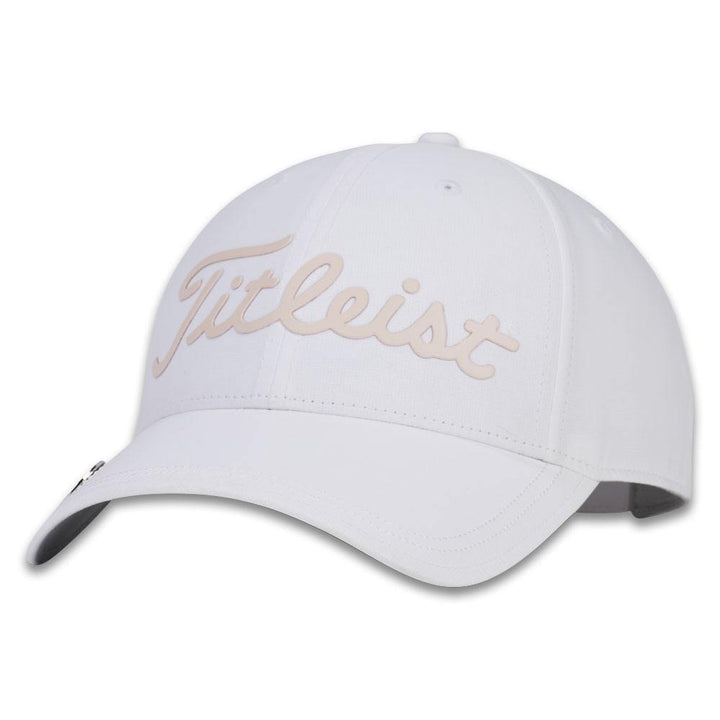 Titleist Players Performance Ball Marker Golf Cap White/Rose - 24 Women