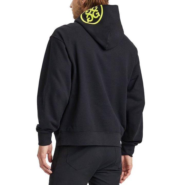Gfore Zero Fux Oversized French Terry Hoodie Golf Jacket Onyx - SP24