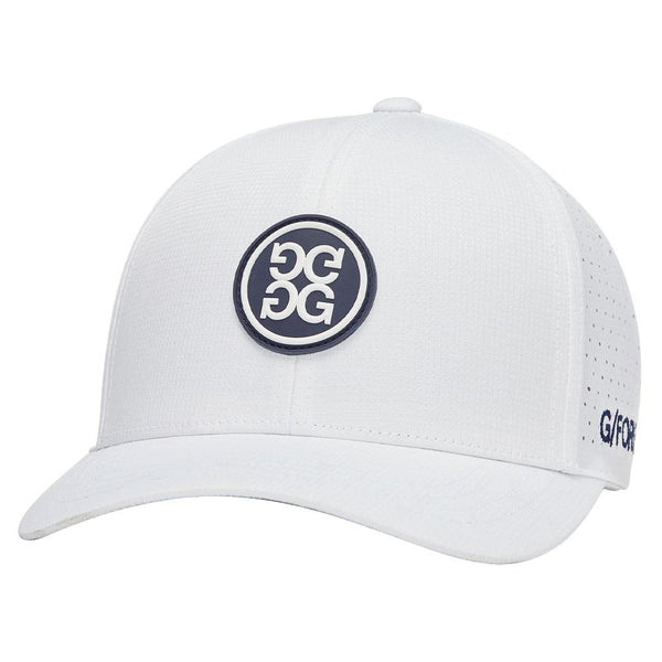 Gfore Perforated Tipped Brim Ripstop Snapback Golf Cap Snow/Twilight - SP24