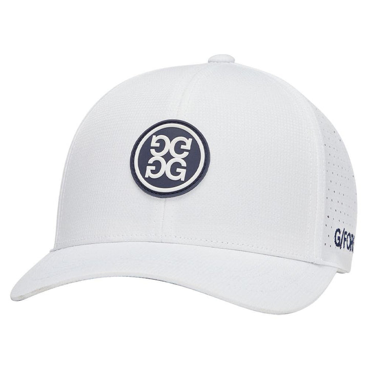 Gfore Perforated Tipped Brim Ripstop Snapback Golf Cap Snow/Twilight - SP24
