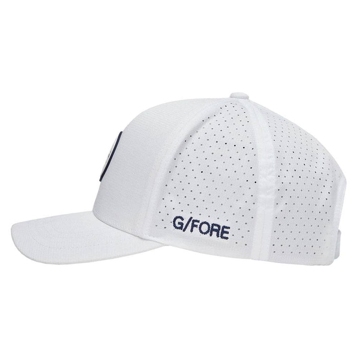 Gfore Perforated Tipped Brim Ripstop Snapback Golf Cap Snow/Twilight - SP24