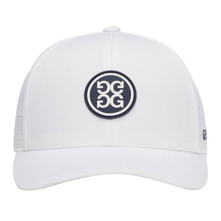 Gfore Perforated Tipped Brim Ripstop Snapback Golf Cap Snow/Twilight - SP24