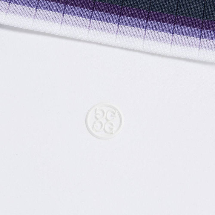Gfore Contrast Silky Tech Nylon Golf Polo Snow - SP24 Women