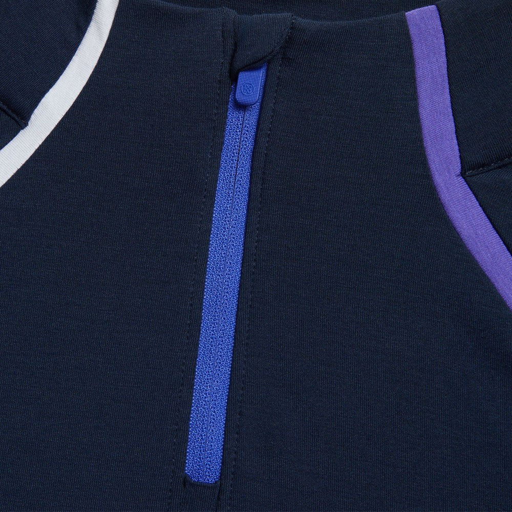 MAPURI GOLF 衿マイクロフリースバックロゴZIPポロ TRQ S Gfore Colour Block Luxe Staple Quarter Zip Golf Pullover Twilight