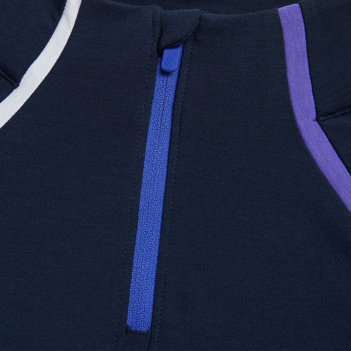 Gfore Colour Block Luxe Staple Quarter Zip Golf Pullover Twilight - SP24 Women