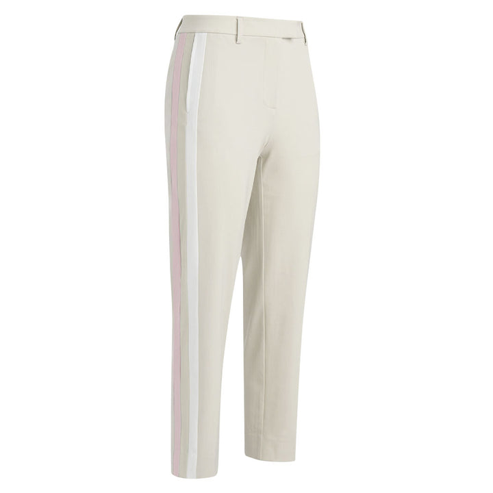 Gfore Side Stripe Stretch Technical Twill Golf Pants Stone/Pink - SP24 Women