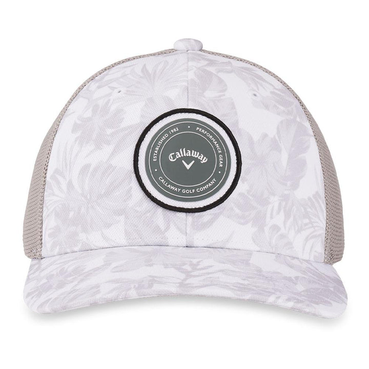 Callaway Playing Through Trucker Golf Cap White Tropical - 24