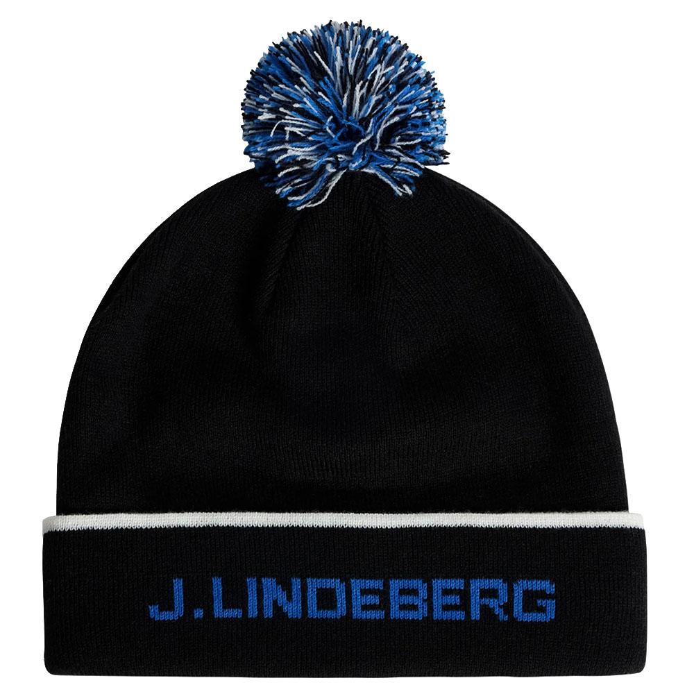 J.Lindeberg Stripe Golf Beanie Black - 23