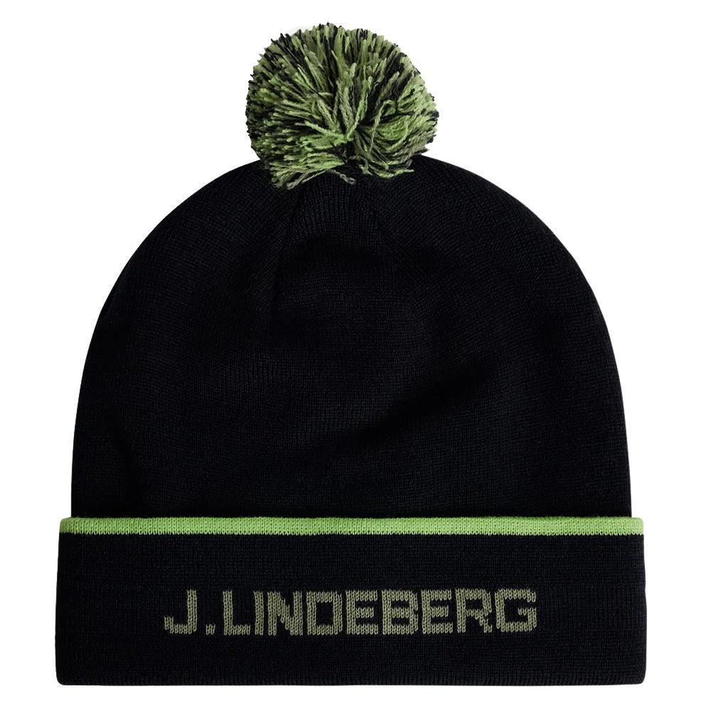 J.Lindeberg Stripe Golf Beanie JL Navy - FW24