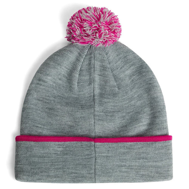 J.Lindeberg Stripe Golf Beanie Light Gray Melange - FW24