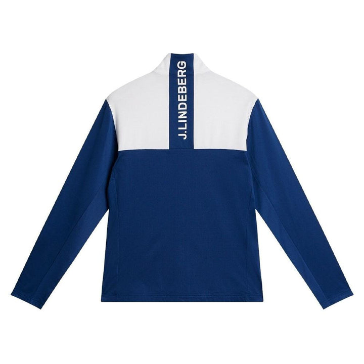 J.Lindeberg Banks Mid Layer Golf Jacket Estate Blue - SS24