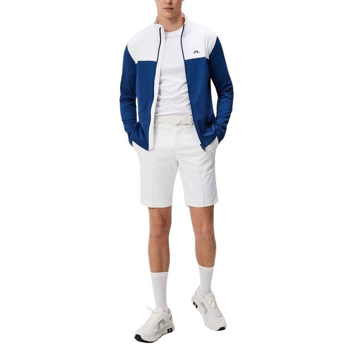 J.Lindeberg Banks Mid Layer Golf Jacket Estate Blue - SS24