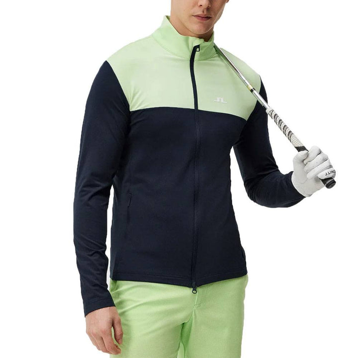 J.Lindeberg Banks Mid Layer Golf Jacket JL Navy - SS24