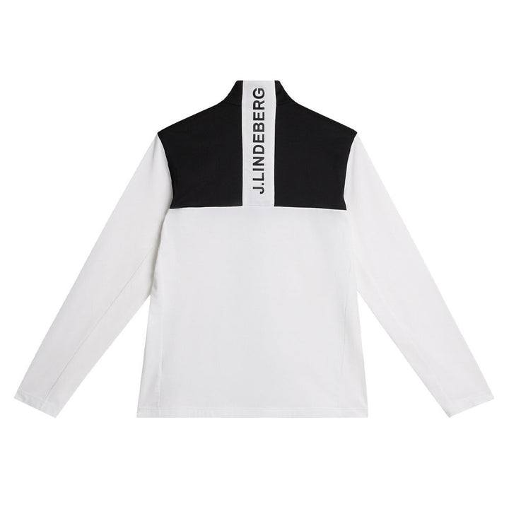 J.Lindeberg Banks Mid Layer Golf Jacket White - SS24