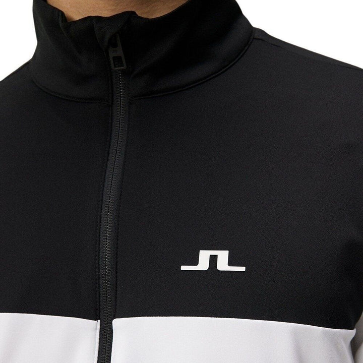 J.Lindeberg Banks Mid Layer Golf Jacket White - SS24