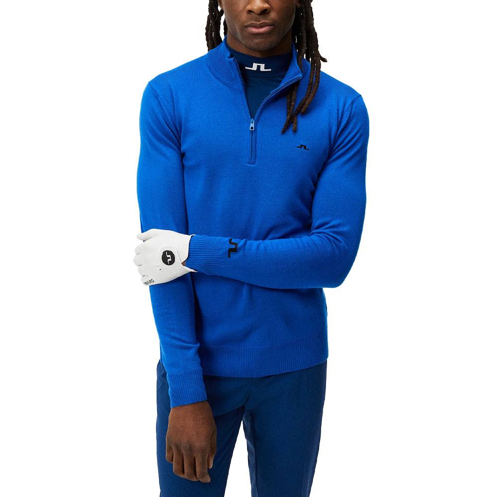 [ジェイリンドバーグ] J.LINDEBERG KIAN ZIPPED GOLF SWEATER☆ J.LINDEBERG Mens Golf Sweaters