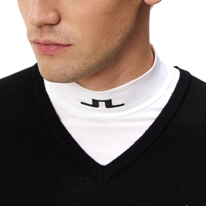 J.Lindeberg Lymann Knitted Golf Sweater Black - SS23