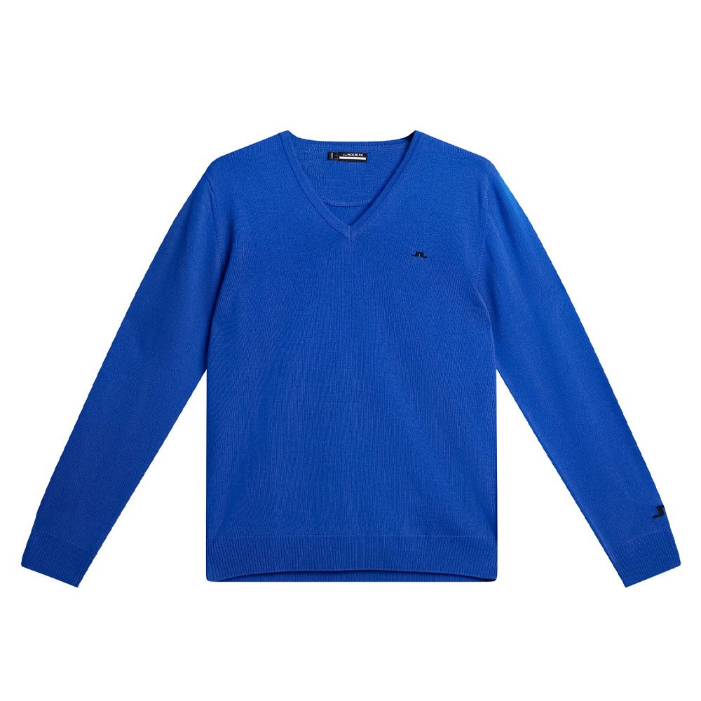 J.Lindeberg Lymann Knitted Golf Sweater Nautical Blue - SS23