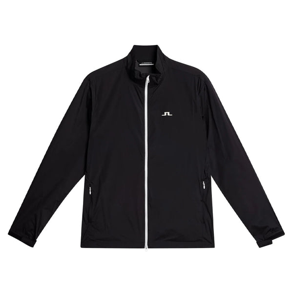 J.Lindeberg Ash Light Packable Golf Jacket Black - SS24