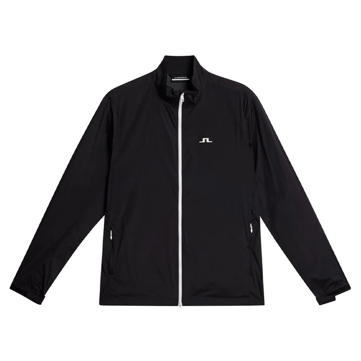 J.Lindeberg Ash Light Packable Golf Jacket Black - SS24