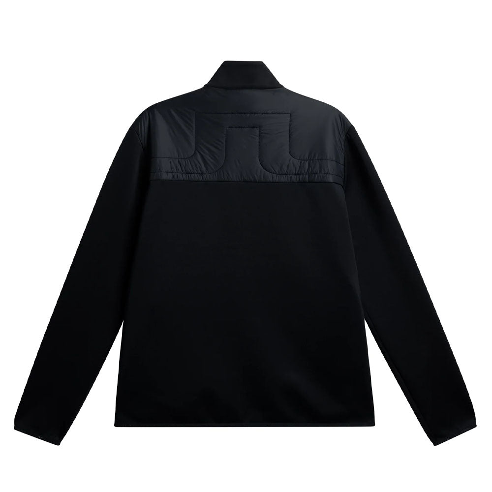J.Lindeberg Martino Quilt Hybrid Golf Jacket Black - SS24