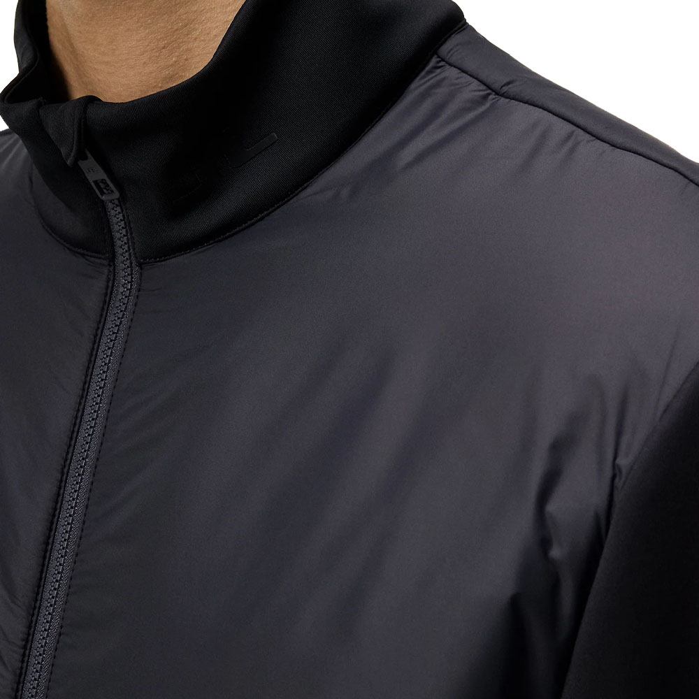 J.Lindeberg Martino Quilt Hybrid Golf Jacket Black - SS24