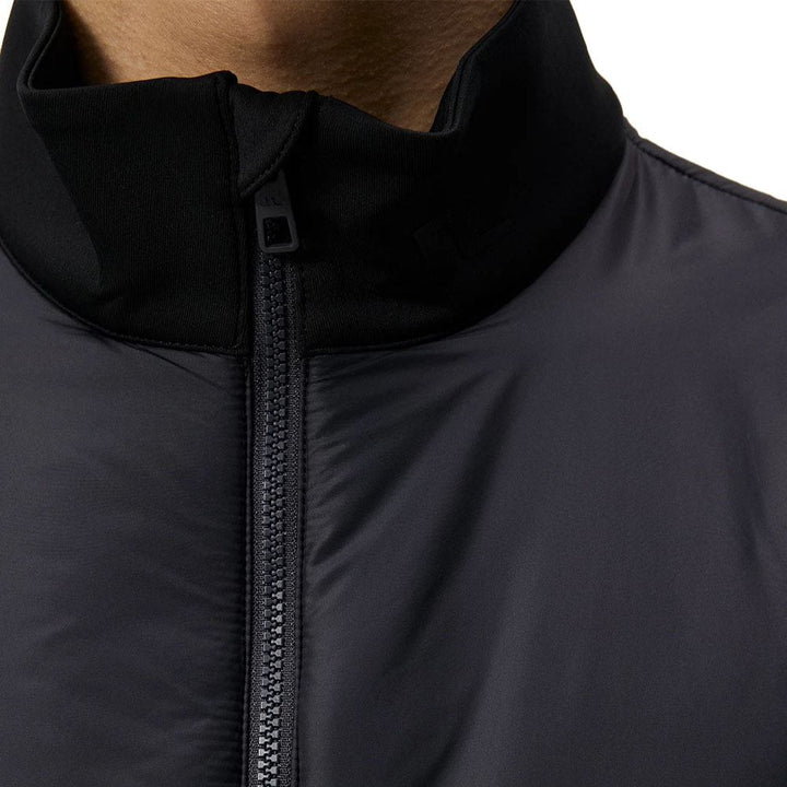 J.Lindeberg Martino Quilt Hybrid Golf Vest Black - SS24