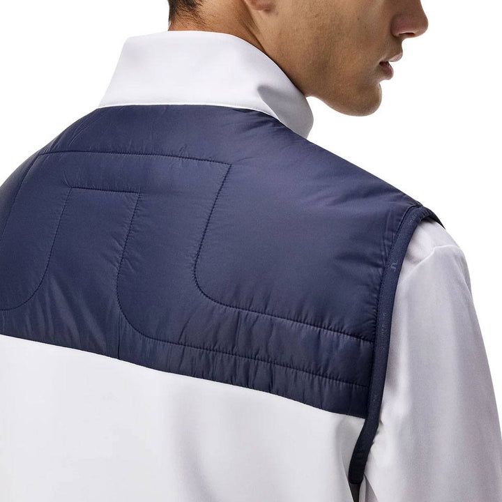 J.Lindeberg Martino Quilt Hybrid Golf Vest JL Navy - SS24