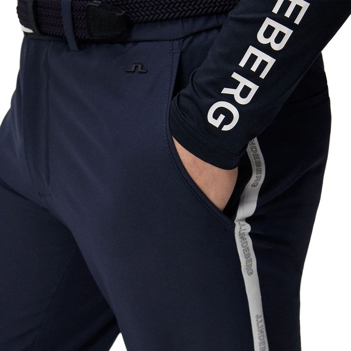 J.Lindeberg Stuart Stripe Golf Pants JL Navy - SS24