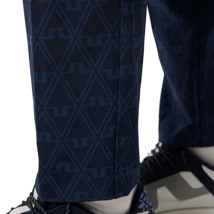 J.Lindeberg Sands Jacquard Golf Pants JL Navy - SS24