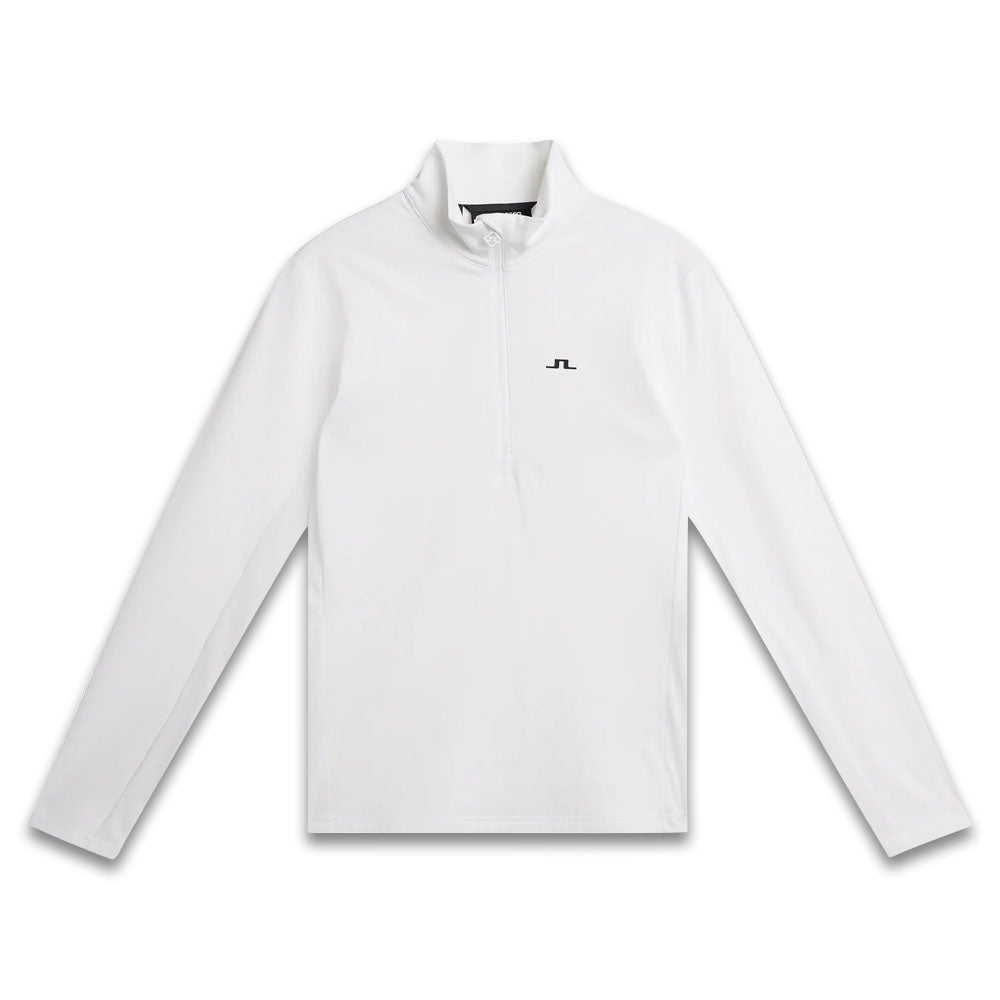 J.Lindeberg Lauryn Half zip Mid Layer Golf Pullover White - SS24